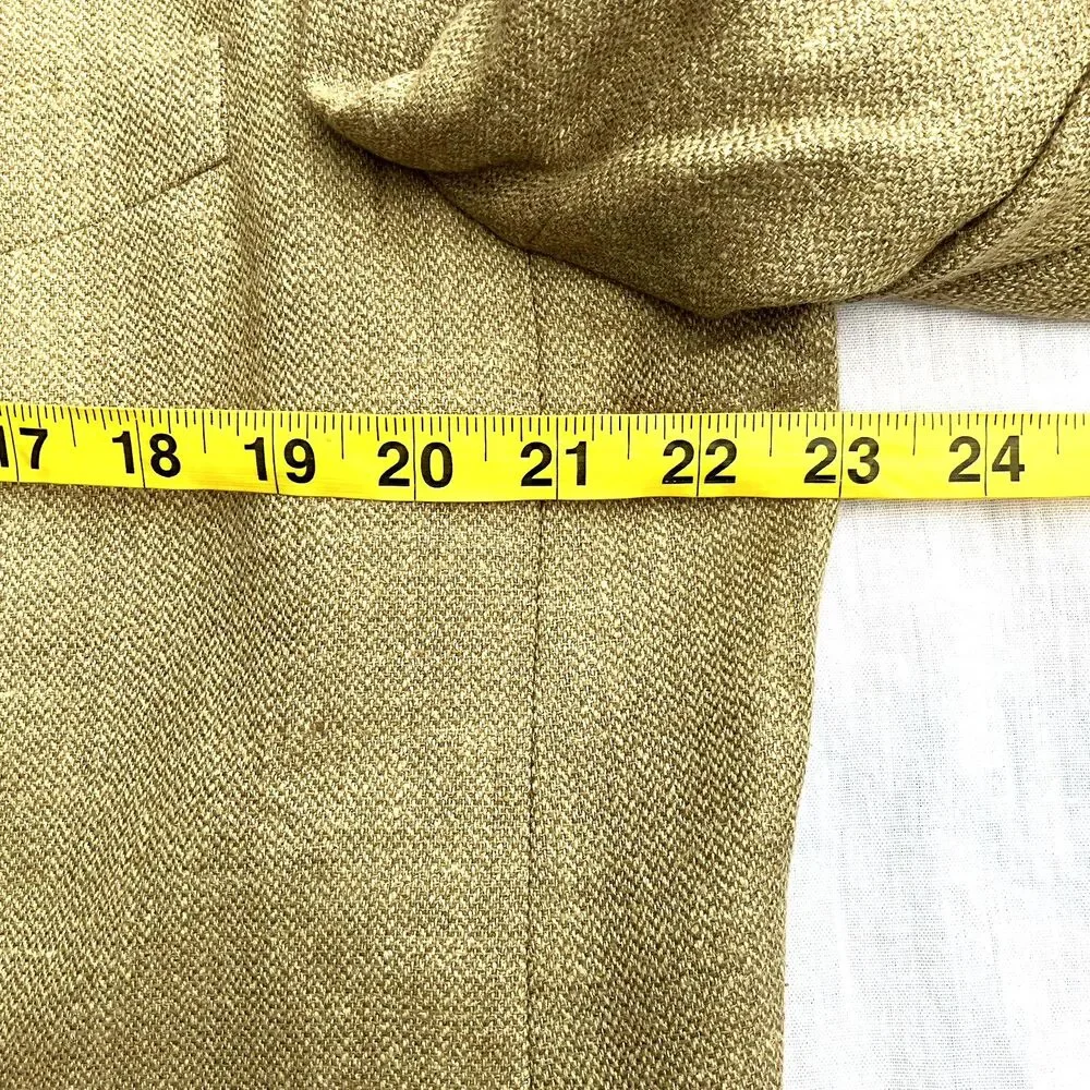 Polo University Club Lauren Sport Coat Vtg Silk Wool Linen 3 Btn 44 Tan Canada